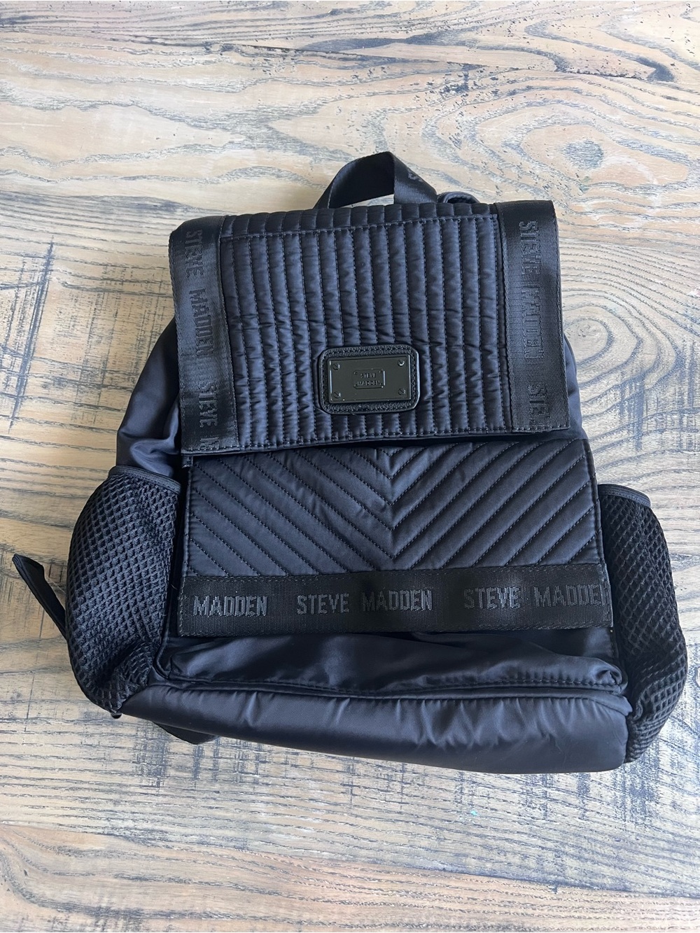 Steve Madden Black unisex Backpack